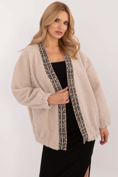 Sweter Kardigan Model DHJ-NA-A8500.11P Beige - Italy Moda - uniwersalny