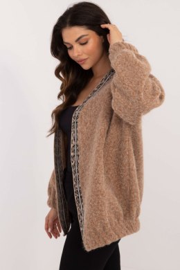 Sweter Kardigan Model DHJ-NA-A8500.11P Camel - Italy Moda - uniwersalny