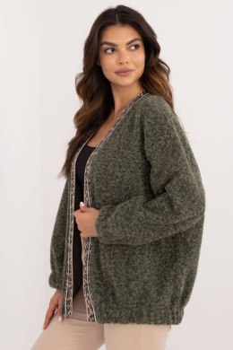 Sweter Kardigan Model DHJ-NA-A8500.11P Khaki - Italy Moda - uniwersalny