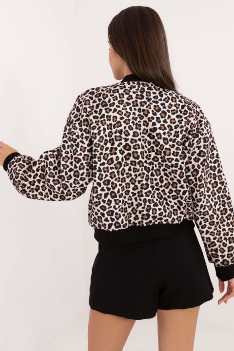Bluza Damska Model MI-BL-23893.35 Black/Beige - Italy Moda - uniwersalny Bluza Damska Model MI-BL-23893.35 Black/Beige - Italy Moda - uniwersalny