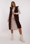 Kamizelka Model AT-KZ-2368-1.07 Dark Brown - AT - S/M Kamizelka Model AT-KZ-2368-1.07 Dark Brown - AT - S/M
