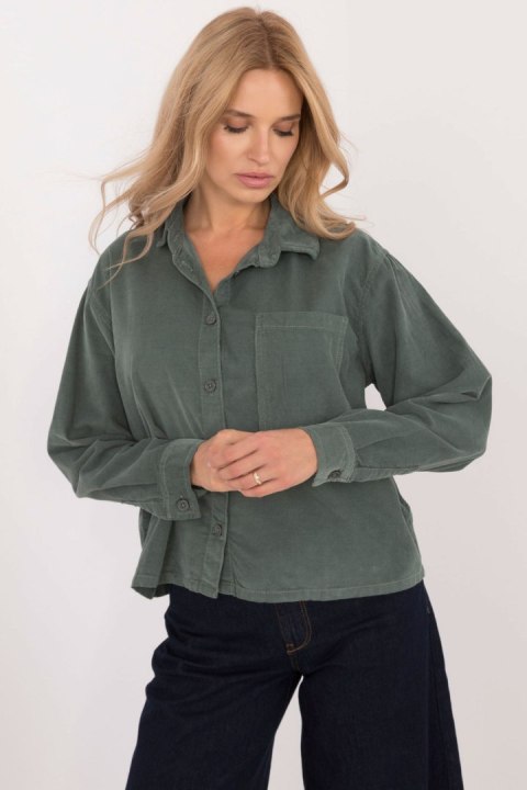 Koszula Damska Model D70046M11184A1 Dark Green - Sublevel - M Koszula Damska Model D70046M11184A1 Dark Green - Sublevel - M
