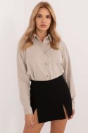Koszula Damska Model D70046M11184A3 Light Beige - Sublevel - L Koszula Damska Model D70046M11184A3 Light Beige - Sublevel - L