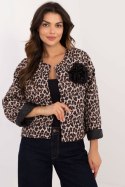 Kurtka Damska Model DHJ-KR-A8357-2.87 Black/Beige - Italy Moda - uniwersalny
