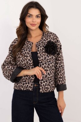 Kurtka Damska Model DHJ-KR-A8357-2.87 Black/Beige - Italy Moda - uniwersalny