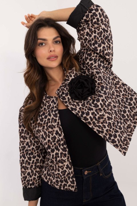 Kurtka Damska Model DHJ-KR-A8357-2.87 Black/Beige - Italy Moda - uniwersalny Kurtka Damska Model DHJ-KR-A8357-2.87 Black/Beige - Italy Moda - uniwersalny