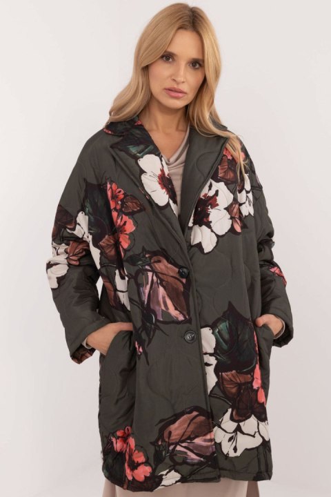 Kurtka Damska Model DHJ-KR-A8513.93 Khaki - Italy Moda - uniwersalny