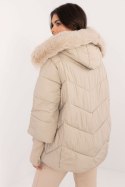 Kurtka Damska Model MBM-KR-2505.14 Beige - MBM - XL Kurtka Damska Model MBM-KR-2505.14 Beige - MBM - XL