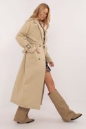 Płaszcz Damski Model LK-PL-509754.42 Beige - Lakerta - L/XL Płaszcz Damski Model LK-PL-509754.42 Beige - Lakerta - L/XL