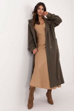Płaszcz Damski Model LK-PL-509754.42 Khaki - Lakerta - S/M