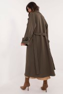 Płaszcz Damski Model LK-PL-509754.42 Khaki - Lakerta - S/M Płaszcz Damski Model LK-PL-509754.42 Khaki - Lakerta - S/M