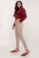Spodnie Damskie Model DHJ-SP-21258.32 Beige - Italy Moda - uniwersalny