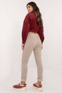 Spodnie Damskie Model DHJ-SP-21258.32 Beige - Italy Moda - uniwersalny