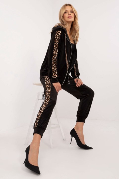 Spodnie Komplet Model DHJ-KMPL-9137.25 Black - Italy Moda - uniwersalny Spodnie Komplet Model DHJ-KMPL-9137.25 Black - Italy Moda - uniwersalny