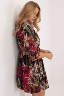 Sukienka Model DHJ-SK-19861-5.27 Bordo - Italy Moda - uniwersalny