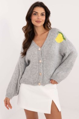 Sweter Damski Model MI-SW-2108.92 Grey - Italy Moda - uniwersalny