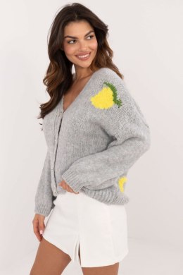 Sweter Damski Model MI-SW-2108.92 Grey - Italy Moda - uniwersalny