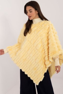 Sweter Ponczo Model AT-PN-2347.88 Light Yellow - AT - uniwersalny