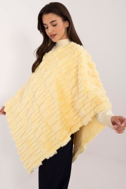 Sweter Ponczo Model AT-PN-2347.88 Light Yellow - AT - uniwersalny