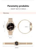 SMARTWATCH DAMSKI G. Rossi SW014-4 gold (sg009d) SMARTWATCH DAMSKI G. Rossi SW014-4 gold (sg009d)