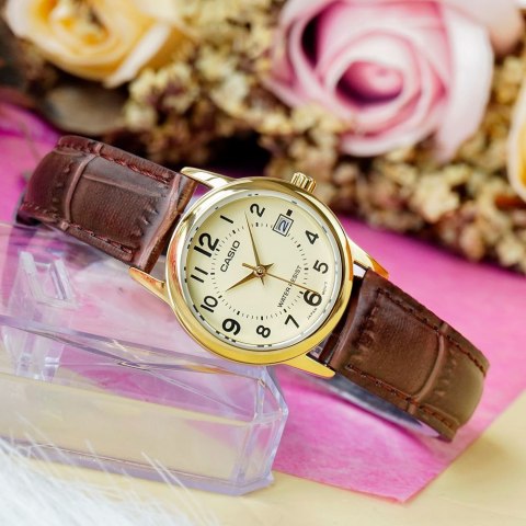 ZEGAREK DAMSKI CASIO LTP-V002GL 9BUDF (zd584e) + BOX ZEGAREK DAMSKI CASIO LTP-V002GL 9BUDF (zd584e) + BOX
