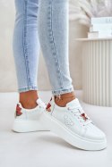Buty Sportowe Model 89100 White - Step in style - 37 Buty Sportowe Model 89100 White - Step in style - 37