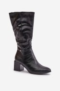 Kozaki Model Ellithira ASA217-2 Black - Step in style - 37