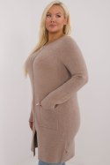 Sweter Damski Model PM-SW-PM793.01 Dark Beige - Factory Price - 2XL/3XL Sweter Damski Model PM-SW-PM793.01 Dark Beige - Factory Price - 2XL/3XL