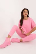 Spodnie Komplet Model EM-KMPL-786.02 Pink - Factory Price - uniwersalny Spodnie Komplet Model EM-KMPL-786.02 Pink - Factory Price - uniwersalny