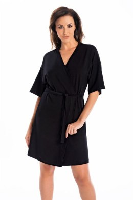 Szlafrok Damski Model Maddalena 2902 Black - Teyli - M