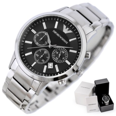ZEGAREK MĘSKI EMPORIO ARMANI AR2434 - RENATO + BOX ZEGAREK MĘSKI EMPORIO ARMANI AR2434 - RENATO + BOX
