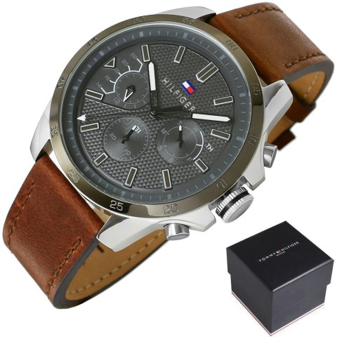 Zegarek Męski Tommy Hilfiger Decker 1791562 + BOX Zegarek Męski Tommy Hilfiger Decker 1791562 + BOX