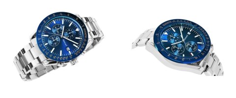 Zegarek Męski Giewont PrimeChrono GW8620-2 Chronograf Silver/Blue Zegarek Męski Giewont PrimeChrono GW8620-2 Chronograf Silver/Blue