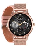 SMARTWATCH DAMSKI PACIFIC 18-1 - BRANSOLETA + PASEK: Rosegold / Różowy (sy015a) SMARTWATCH DAMSKI PACIFIC 18-1 - BRANSOLETA + PASEK: Rosegold / Różowy (sy015a)