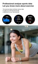 SMARTWATCH DAMSKI PACIFIC 18-1 - BRANSOLETA + PASEK: Rosegold / Różowy (sy015a) SMARTWATCH DAMSKI PACIFIC 18-1 - BRANSOLETA + PASEK: Rosegold / Różowy (sy015a)