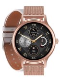 SMARTWATCH DAMSKI PACIFIC 18-2 - BRANSOLETA + PASEK: Rosegold / Biały (sy015b) SMARTWATCH DAMSKI PACIFIC 18-2 - BRANSOLETA + PASEK: Rosegold / Biały (sy015b)