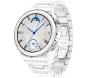 Smartwatch Damski Rubicon RNCE92-1 Srebrny-Ceramiczna Bransoleta + Biały Silikonowy Pasek Smartwatch Damski Rubicon RNCE92-1 Srebrny-Ceramiczna Bransoleta + Biały Silikonowy Pasek