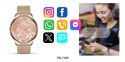 Smartwatch Damski Veltori VT300-1 Złota Bransoleta Smartwatch Damski Veltori VT300-1 Złota Bransoleta