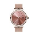 Smartwatch Damski Veltori VT320-1 Złota Bransoleta + Różowy Pasek Silikonowy Smartwatch Damski Veltori VT320-1 Złota Bransoleta + Różowy Pasek Silikonowy