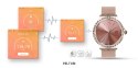 Smartwatch Damski Veltori VT320-1 Złota Bransoleta + Różowy Pasek Silikonowy Smartwatch Damski Veltori VT320-1 Złota Bransoleta + Różowy Pasek Silikonowy