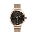 Smartwatch Damski Veltori VT340-1 Złota Bransoleta + Różowy Pasek Silikonowy Smartwatch Damski Veltori VT340-1 Złota Bransoleta + Różowy Pasek Silikonowy