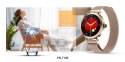 Smartwatch Damski Veltori VT340-1 Złota Bransoleta + Różowy Pasek Silikonowy Smartwatch Damski Veltori VT340-1 Złota Bransoleta + Różowy Pasek Silikonowy