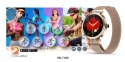 Smartwatch Damski Veltori VT340-1 Złota Bransoleta + Różowy Pasek Silikonowy Smartwatch Damski Veltori VT340-1 Złota Bransoleta + Różowy Pasek Silikonowy