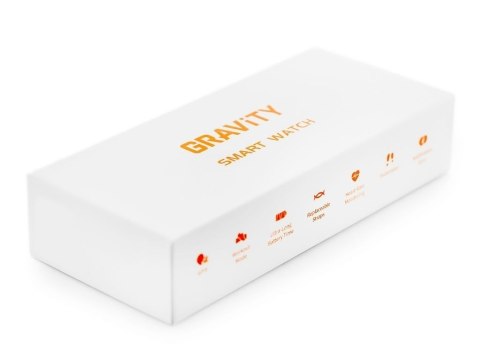 Smartwatch Gravity GT15-7 Różowy Pasek Silikonowy + Złota Bransoleta Smartwatch Gravity GT15-7 Różowy Pasek Silikonowy + Złota Bransoleta