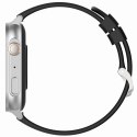 Smartwatch Gravity GT15-9 Czarny Pasek Silikonowy + Srebrna Bransoleta Smartwatch Gravity GT15-9 Czarny Pasek Silikonowy + Srebrna Bransoleta