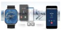 Smartwatch Gravity GT15-9 Czarny Pasek Silikonowy + Srebrna Bransoleta Smartwatch Gravity GT15-9 Czarny Pasek Silikonowy + Srebrna Bransoleta