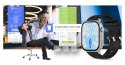Smartwatch Gravity GT15-9 Czarny Pasek Silikonowy + Srebrna Bransoleta Smartwatch Gravity GT15-9 Czarny Pasek Silikonowy + Srebrna Bransoleta
