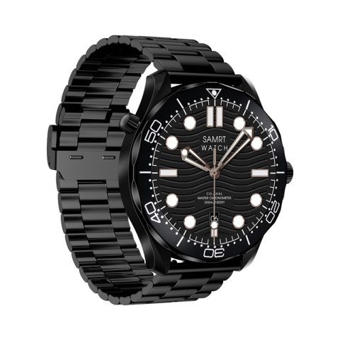 Smartwatch Veltori VT150-1 Czarny Pasek Silikonowy + Czarna Bransoleta Smartwatch Veltori VT150-1 Czarny Pasek Silikonowy + Czarna Bransoleta