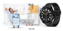 Smartwatch Veltori VT150-1 Czarny Pasek Silikonowy + Czarna Bransoleta Smartwatch Veltori VT150-1 Czarny Pasek Silikonowy + Czarna Bransoleta