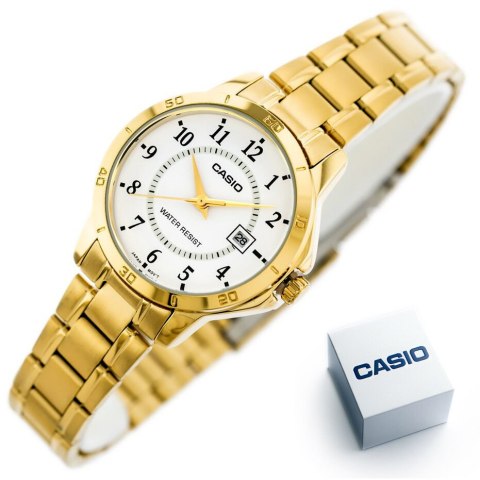 ZEGAREK DAMSKI CASIO LTP-V004G-7BUDF (zd568b) + BOX ZEGAREK DAMSKI CASIO LTP-V004G-7BUDF (zd568b) + BOX